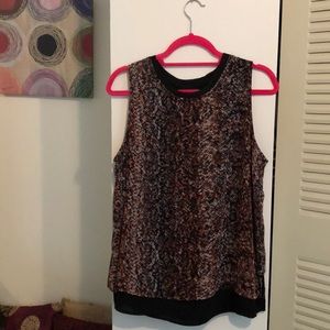 Mossimo snake print sleeveless top